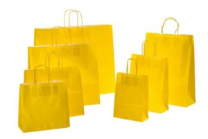 Papiertasche Color gelb tausendtypentragetaschen