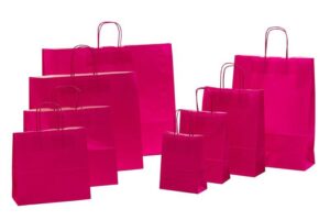 Papiertasche Color-magenta tausendtypentragetaschen