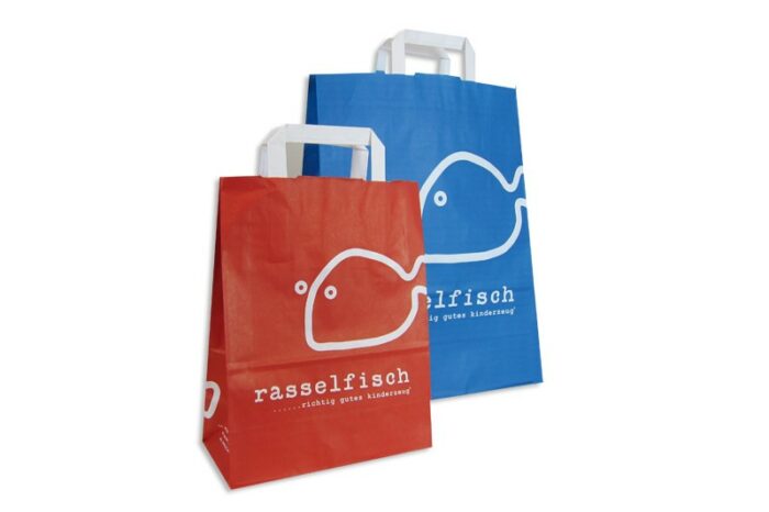 die praktische Papiertasche weiß – Bild 4