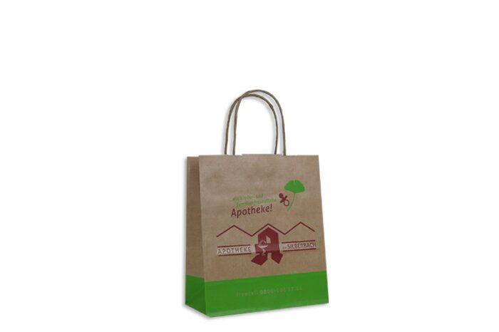 tausendtypentragetaschen - Papiertasche mit Papierkordel - Apotheke am Silberbach