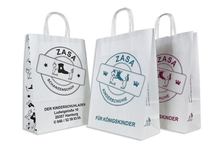 Papierkordeltaschen Zasa