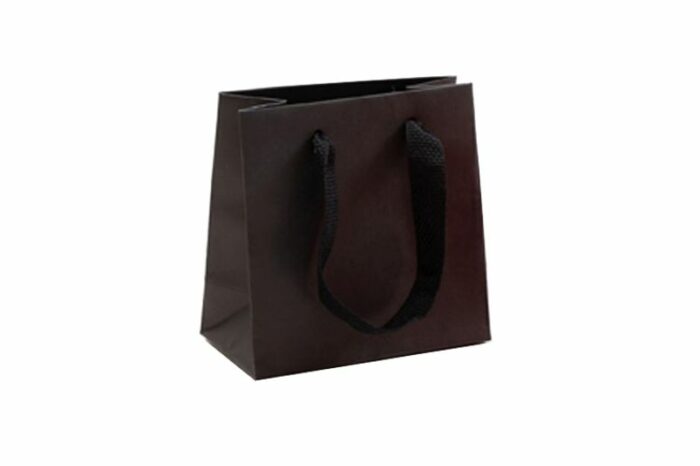 Papiertasche Royal mini schwarz im Sale bei tausendtypentragetaschen
