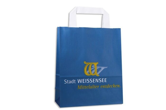 die praktische Papiertasche weiß – Bild 3