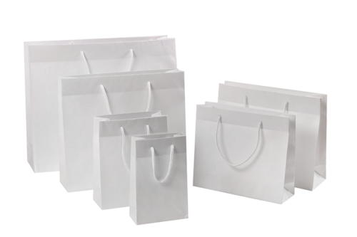 tausendtypentragetaschen - Papiertasche Blanco - mit Baumwollkordel
