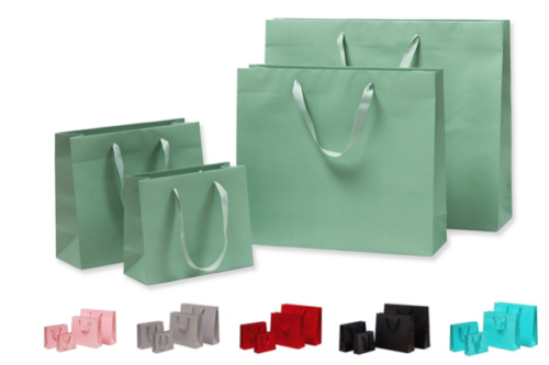 tausendtypentragetaschen - Papiertasche Exclusiva mit Band - im Onlineshop kaufen