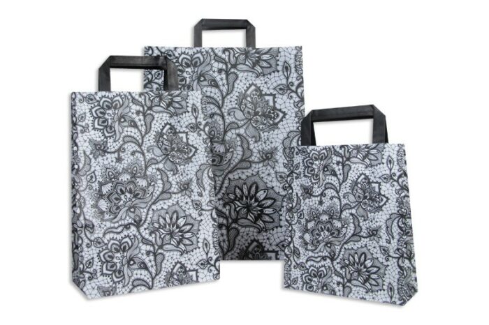 Papiertasche farbige Spitze – Bild 2
