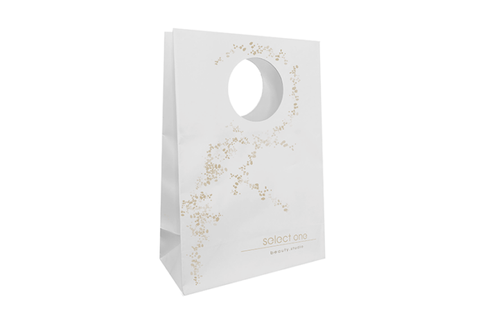 Select Papiertasche mit rundem Griff
