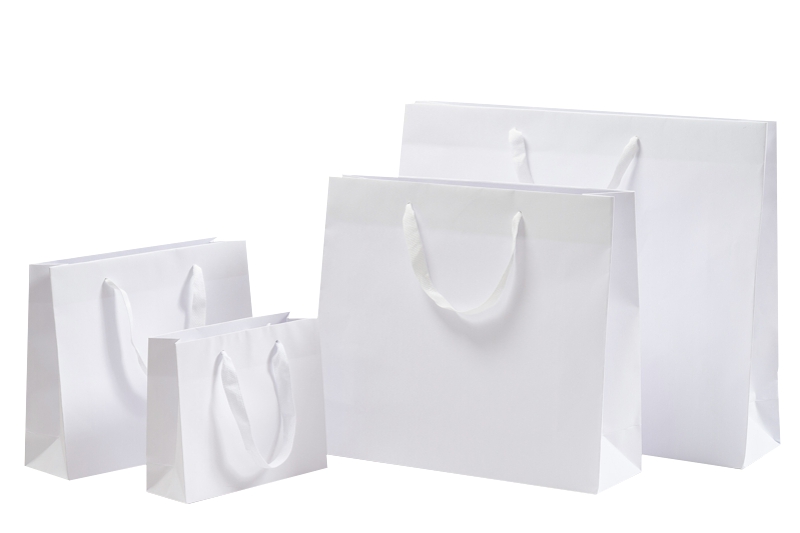 Papiertragetaschen-Exclusiva-weiß im Shop tausendtypentragetaschen
