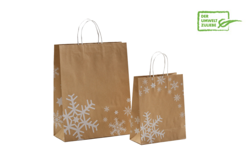 Eiskristalltasche aus Recycled-Papier im Onlineshop von tausendtypentragetaschen