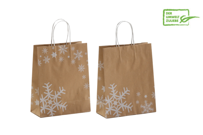 Eiskristalltasche klein aus Recycled-Papier im Onlineshop von tausendtypentragetaschen