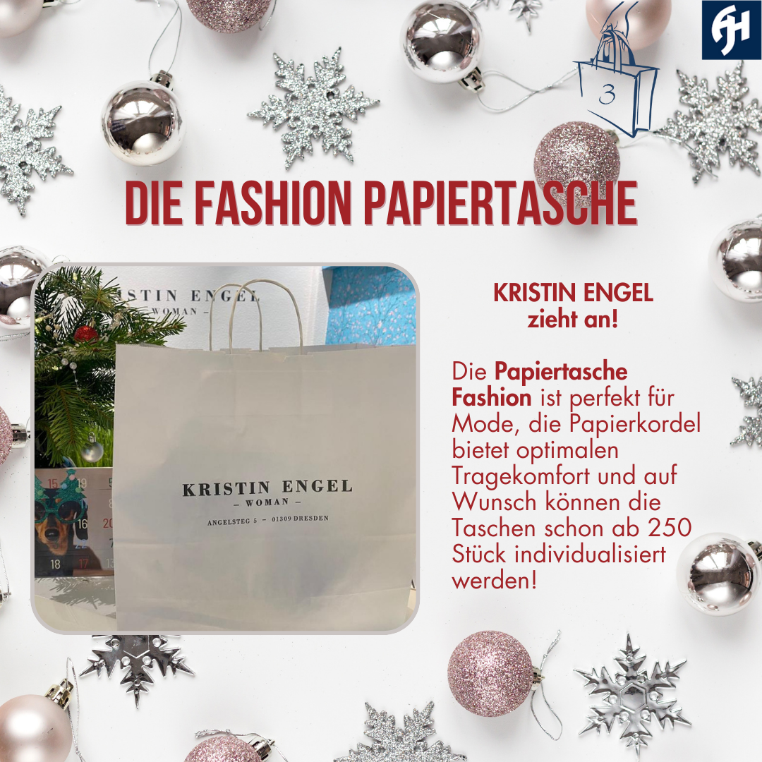 Fashion Papiertasche Kristin Engel Woman Adventskalender