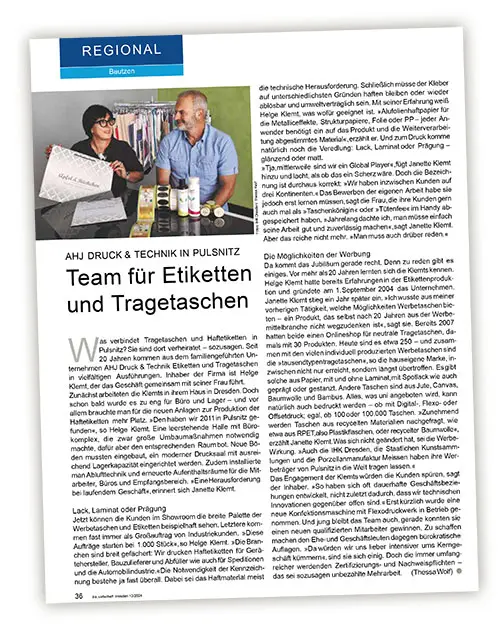 Artikel in der IHK